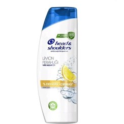 تصویر شامپو ضد شوره هد اند شولدرز لیمویی ۳۳۰ میل طراوت و کنترل چربی مو واردات قانونی ارسال از منطقه آزاد ارس 