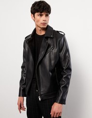 تصویر کاپشن چرم - 2xl 