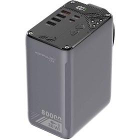 تصویر پاوربانک 30 وات کانفلون مدل A49Q ظرفیت 80000 میلی آمپر ساعت Konfulon A49Q 80000mAh 30W Power Bank