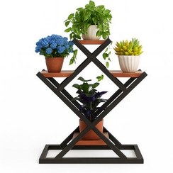 تصویر استند گل طبقاتی فلزی 