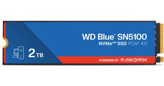 تصویر حافظه اس اس دی اینترنال وسترن دیجیتال مدل Blue SN5100 M.2 2280 NVMe ظرفیت 2 ترابایت Western Digital Blue SN5100 M.2 2280 NVMe 2TB Internal SSD
