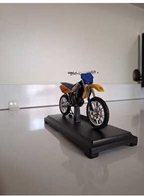 تصویر ماشین اسباب بازی موتور سیکلت مقیاس HUSQVARNA CR125 1 18 هات ویلز HOT WHEELS 