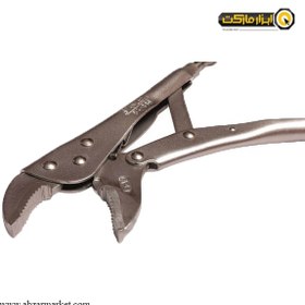 تصویر انبر قفلی فک منحنی استنلی 10 اینچ فولادی مدل 369-84 Stanley Curved jaw locking plier 10”