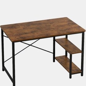 تصویر میز کامپیوتر مدرن MDF با پایه فلزی سایز ۶۰*۱۰۰ 