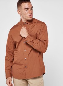 تصویر پیراهن معمولی فیت اساسی برند mango man Essential Regular Fit Shirt