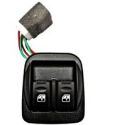 تصویر کلیدشیشه بالابر پراید جدیدسمت چپ (راننده) کلید شیشه بالابر پراید سمت چپ