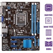 تصویر مادربرد ایسوس H61M-K ASUS H61M-K LGA 1155 Motherboard