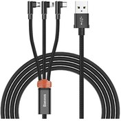 تصویر کابل 1.2 متری Micro USB / لایتنینگ / تایپ سی هوکو مدل U98 Hoco U98 Micro USB / Lightning / Type-C Cable 1.2m