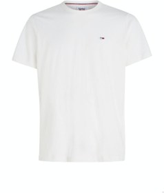 تصویر تیشرت نازک مردانه از پنبه ارگانیک کلاسیک، سفید برند Tommy Hilfiger Men's Classics Organic Cotton Slim T-Shirt, White