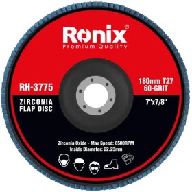 تصویر سنباده فلاپ دیسکی 180 میلیمتری P60 رونیکس مدل Ronix RH-3775 