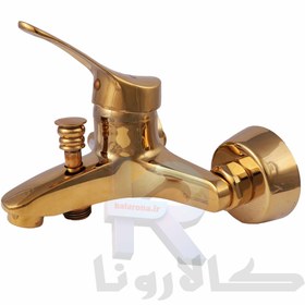 تصویر شیر‏ دوش مدل ‎A1Z7‏ طلایی 