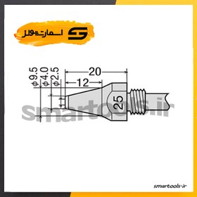 تصویر نوک قلع کش گات مدل GOOT TP-100N-25 