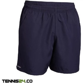 تصویر شلوارک تنیس مردانه آرتنگو Artengo Essential 100 – سرمه ای Tennis Shorts - Navy Blue - TSH 100 DRY