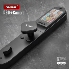 تصویر دستگیره هوشمند ای لاک-ALOCK P60+CAMERA BLACK 