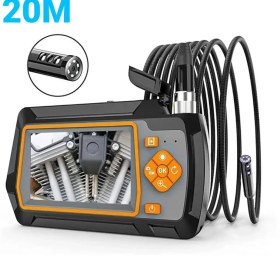 تصویر دوربین شلنگی و آندوسکوپی مانیتور دار 20 متری مدل AutoFocus 5MP 