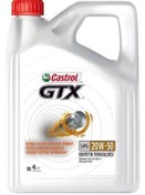 تصویر روغن و مکمل موتور GTX LPG 20W 50 4 لیتری UT: 2023 کسترول اورجینال Castrol 