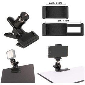 تصویر پایه نگهدارنده گوشی موبایل مدل Function Clip Clamp Holder Mount 