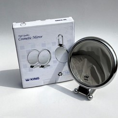 تصویر آینه آرایشی KING مدل 10X سه‌کاره 