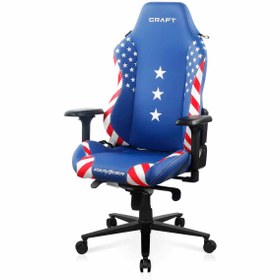 تصویر صندلی گیمینگ دی ایکس ریسر DxRacer Craft America Edition CRA/D5000/BW DxRacer Craft America Edition CRA/D5000/BW