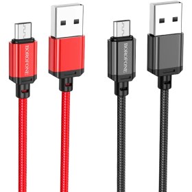 تصویر کابل تبدیل USB به MICROUSB بروفون مدل BX87 طول 1 متر Borofone BX87 MicroUSB Cable 1m