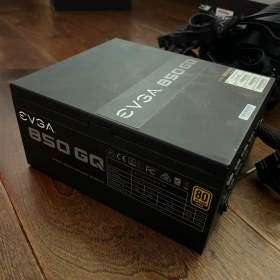 تصویر پاور EVGA 850 GQ 850W GOLD (استوک) نیمه ماژولار 