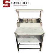 تصویر میز کار استیل - طرح تاپینگ بن ماری خور تولید کننده/تمامی تجهیزات آشپزخانه صنعتی موجود میباشد/آدرس :تهران