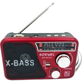 تصویر رادیو شارژی SOEWEL مدل SW-521UT SOEWEL radio model SW-521UT