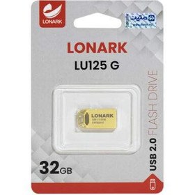 تصویر فلش LONARK USB2.0 LU125G 32G Gold 