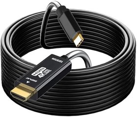 تصویر USB C to HDMI Cable 25FT 4K60HZ,USB 3.1 Type C to HDMI Adapter, Thunderbolt 3/4 to HDMI Cable Compatible with Galaxy S22 /S20, MacBook Pro/Air 2020, iPad Pro 2021/2020, Surface Book 2, XPS 15 