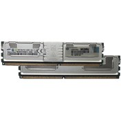 تصویر رم دسکتاپ DDR2 یک کاناله 667 مگاهرتز Fully Buffered اچ پی مدل PC2-5300 ظرفیت 4 گیگابایت 