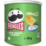 تصویر چیپس پرینگلز با طعم پیاز و جعفری و خامه ترش ا Pringles Pringles