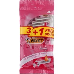 تصویر خود تراش بیک مدل پیو رلیدی 1+3 عددی Bic Pure 3+1 Lady Blade Pack of