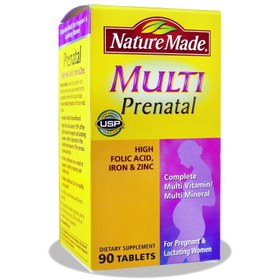 تصویر قرص مولتی پریناتال نیچرمد NatureMade Multi Prenatal 