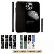 تصویر قاب گوشی دورژله مشکی ماه 