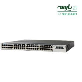 تصویر سوئیچ سیسکو مدل WS-C3750X-48T-S استوک Cisco WS-C3750X-48T-S 48Port Switch Stock