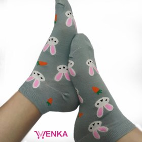 تصویر جوراب مچی خرگوش کد 2763 