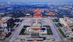 تصویر میدان تیان آن من در پکن چین 