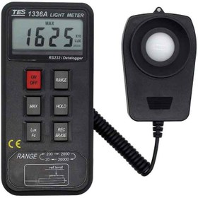 تصویر نور سنج دیتالاگر تی ای اس مدل TES TES-1336A Datalogging Light Meter (USB) TES-1336A