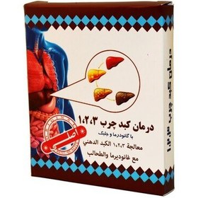 تصویر پودر گانودرما و جلبک (پودر کبد چرب) اصلی و تضمینی 90 گرم 