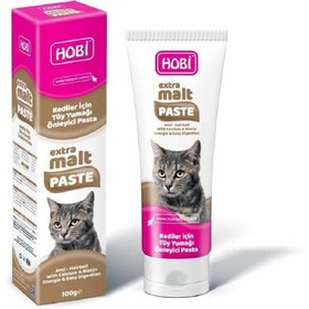 تصویر خمیر مالت گربه هوبی مناسب دفع گلوله مویی ا Hobi Cat Anti-Hairball Paste Hobi Cat Anti-Hairball Paste