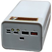 تصویر کیس و ماژول پاوربانک 18650 فنری 72 هزار 18 وات نمایشگر دار کشویی 