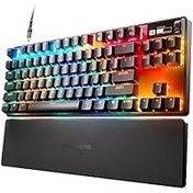 تصویر صفحه کلید بازی HyperMagnetic Gaming SteelSeries Apex Pro TKL - فعال سازی قابل تنظیم - Esports Tenkeyless - صفحه نمایش OLED - RGB - کلیدهای PBT - USB-C SteelSeries Apex Pro TKL HyperMagnetic Gaming Keyboard - Adjustable Actuation - Esports Tenkeyless - OLED Screen - RGB - PBT Keycaps - USB-C