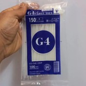 تصویر بست کمربندی پلاستیکی با طول 15 سانتیمتر عرض 2/5 میلیمتر G4 cable tie