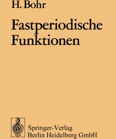 تصویر دانلود کتاب Fastperiodische Funktionen ویرایش 1 کتاب آلمانی توابع تقریباً دوره ای ویرایش 1