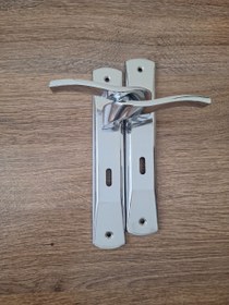 تصویر دستگیره شکلاتی کروم کلیدی 