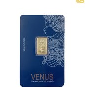 تصویر شمش طلا ۱۸ عیار ۱۰۰ سوتی رز 