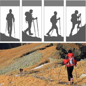 تصویر عصای کوهنوردی نیچرهایک مدل ST06 CARBON ALUMINIUM TREKKING POLE 