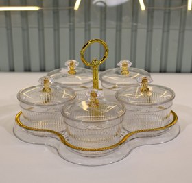 تصویر تنقلات خوری 5 خانه 