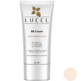 تصویر لوسل کرم ب ب رنگ لایت مناسب پوست مختلط و چرب 