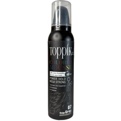 تصویر اسپری موس مو رنگی مدل 07 (بژ دودی) تاپیک حجم 125 میل 